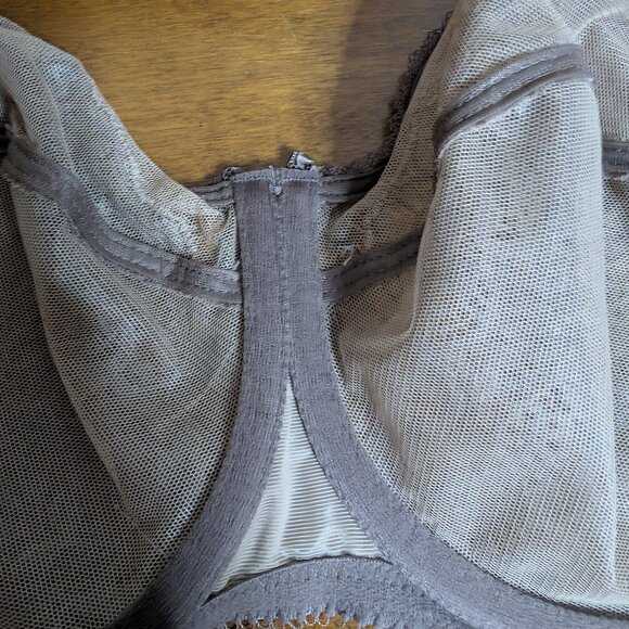 Wacoal Women’s Retro Chic Full Figure Underwire Brown Cappuccino 36DD - Picture 4 of 8